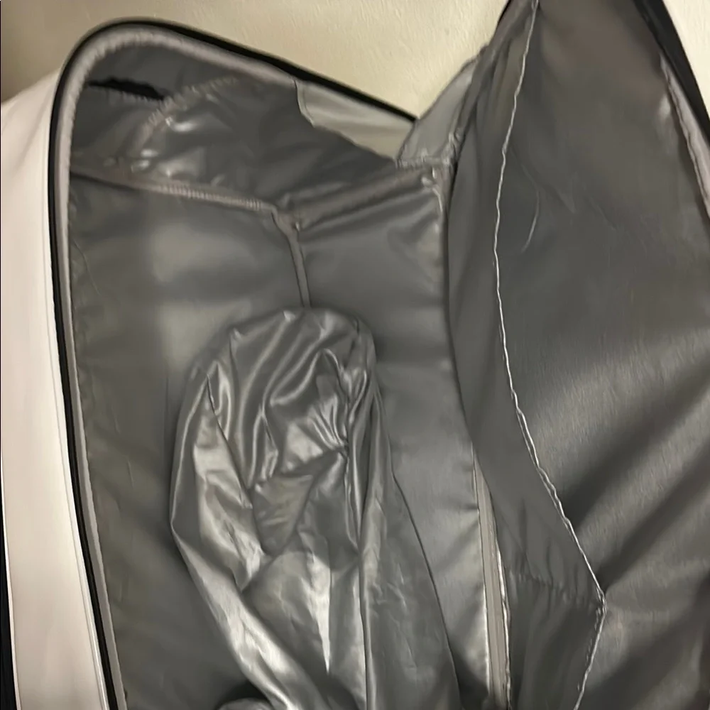 White and Cream Golf Duffel Bag